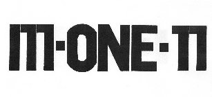 M ONE 11