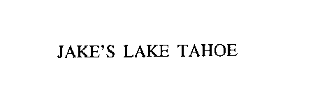 JAKE'S LAKE TAHOE