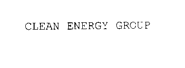 CLEAN ENERGY GROUP