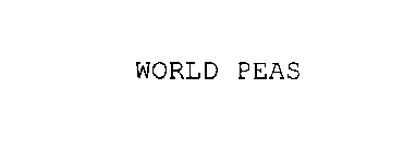 WORLD PEAS