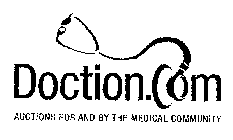 DOCTION.COM AUCTIONS FOR AND BY THE MEDICAL COMMUNITY