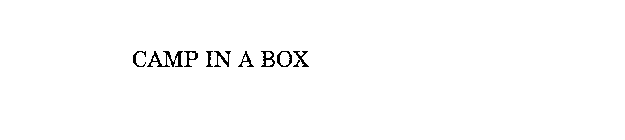 CAMP IN A BOX