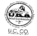 U.C.CO.  UNIVERSAL CLOTHING COMPANY UKAUNITED KING ASSOCIATES ESTABLISHED 1999