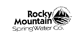 ROCKY MOUNTAIN SPRING WATER CO. NATURE'S GREATEST NATURAL RESOURCE FILLED DAILY FROM OUR BUBBLING SPRING!