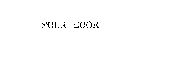 FOUR DOOR