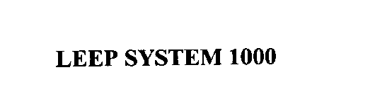LEEP SYSTEM 1000
