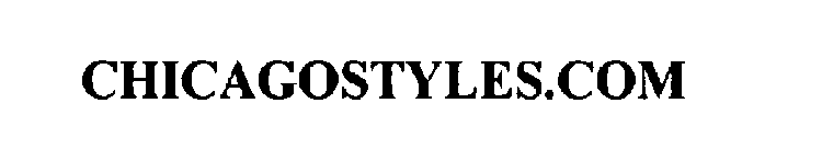 CHICAGOSTYLES.COM