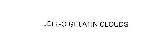 JELL-O GELATIN CLOUDS