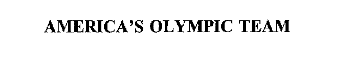 AMERICA'S OLYMPIC TEAM