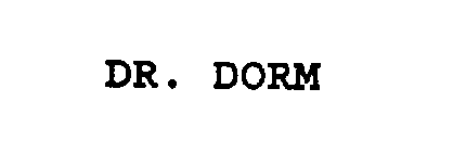 DR. DORM