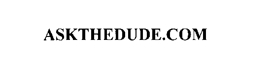 ASKTHEDUDE.COM