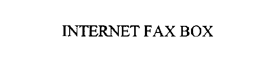 INTERNET FAX BOX