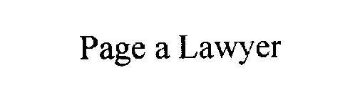 PAGE A LAWYER