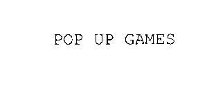 POP UP GAMES