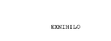 EXNIHILO