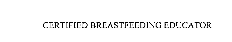 CERTIFIED BREASTFEEDING EDUCATOR