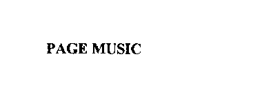 PAGE MUSIC