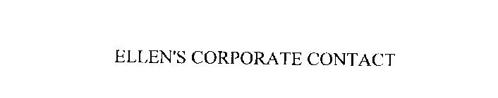 ELLEN'S CORPORATE CONTACT