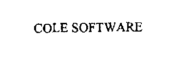 COLE SOFTWARE