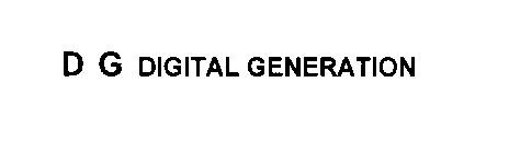 D G DIGITAL GENERATION