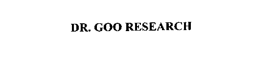 DR. GOO RESEARCH