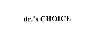 DR.'S CHOICE