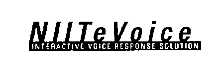 NIITE VOICE INTERACTIVE VOICE RESPONSE SOLUTION