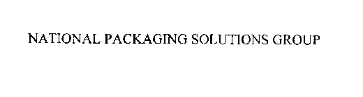 NATIONAL PACKAGING SOLUTIONS GROUP