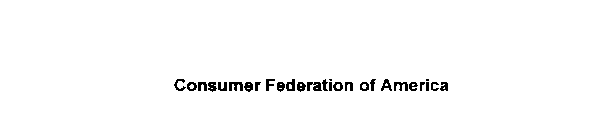 CONSUMER FEDERATION OF AMERICA