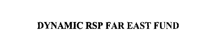 DYNAMIC RSP FAR EAST FUND