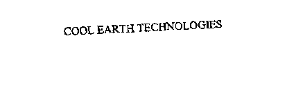COOL EARTH TECHNOLOGIES