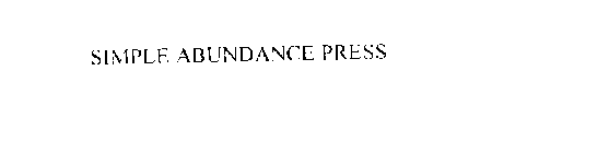 SIMPLE ABUNDANCE PRESS