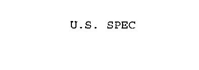 U.S. SPEC