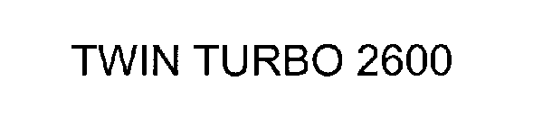 TWIN TURBO 2600