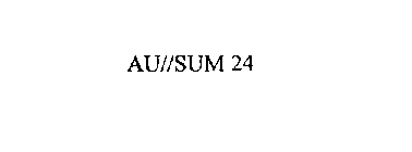 AU//SUM 24