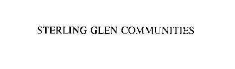 STERLING GLEN COMMUNITIES