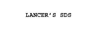 LANCER'S SDS