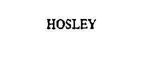 HOSLEY