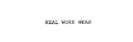 REAL WORK WEAR