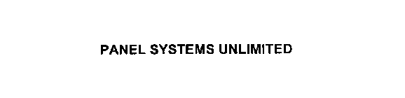 PANEL SYSTEMS UNLIMITED