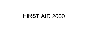 FIRST AID 2000