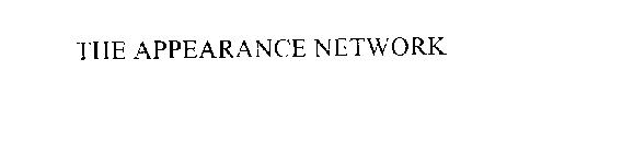 THE APPEARANCE NETWORK
