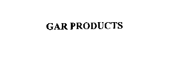 GAR PRODUCTS