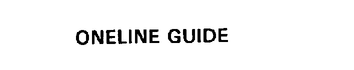 ONELINE GUIDE