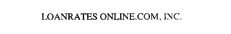 LOANRATES ONLINE.COM, INC.