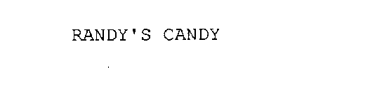 RANDY'S CANDY