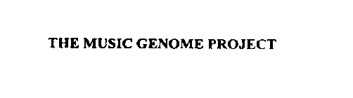 MUSIC GENOME PROJECT