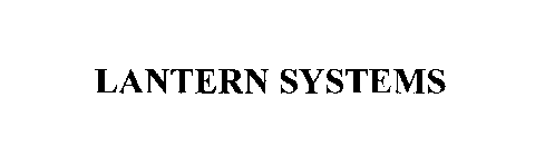 LANTERN SYSTEMS