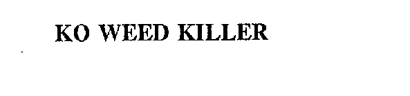 KO WEED KILLER