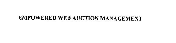 EMPOWERED WEB AUCTION MANAGEMENT